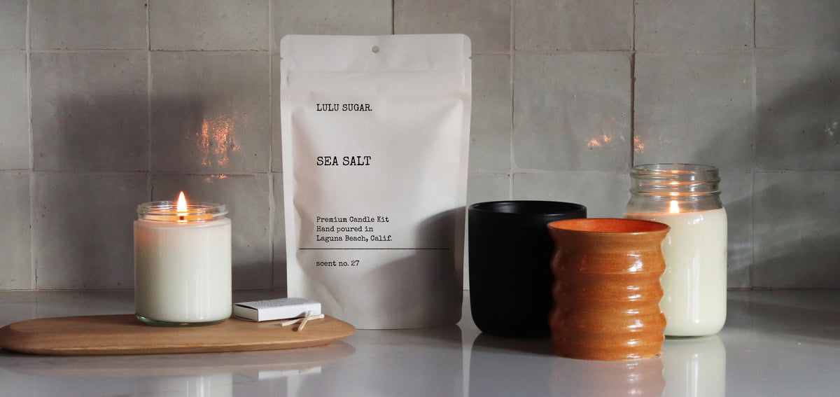 Sustainable Candle Refill Kit Oatmilk & Balsam Berry - Lux Boutique