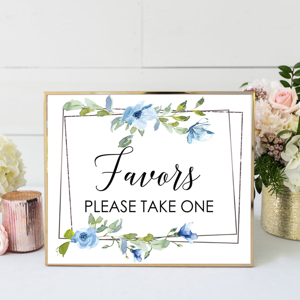 Favor Sign - Favors Please Take One - Free Printable