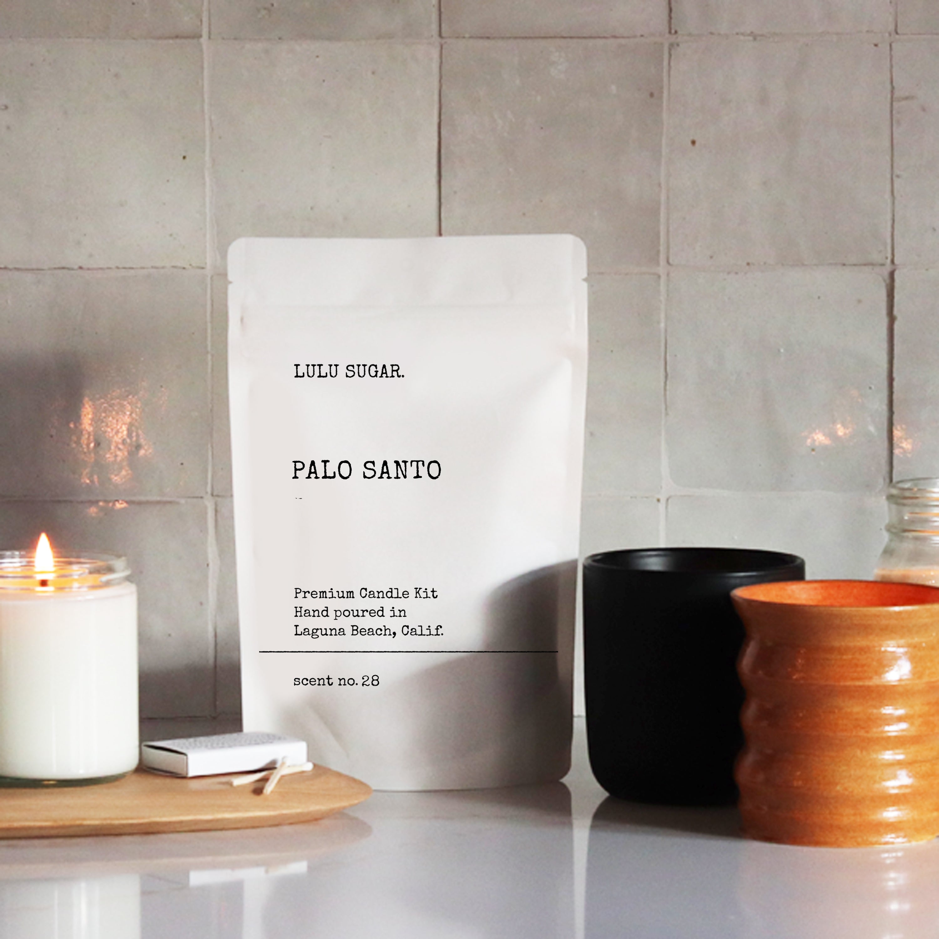 Palo Santo Premium Candle Kit